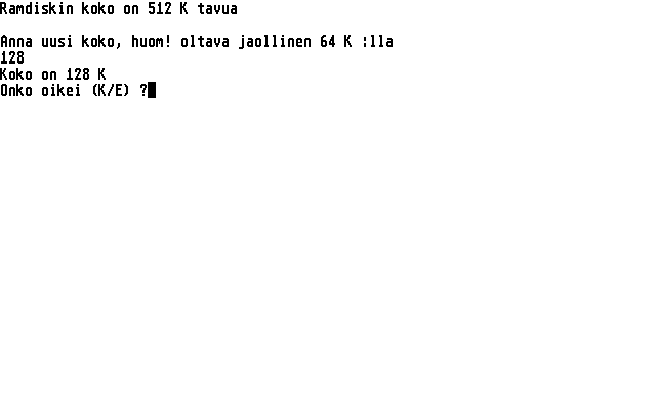 RAM768 atari screenshot